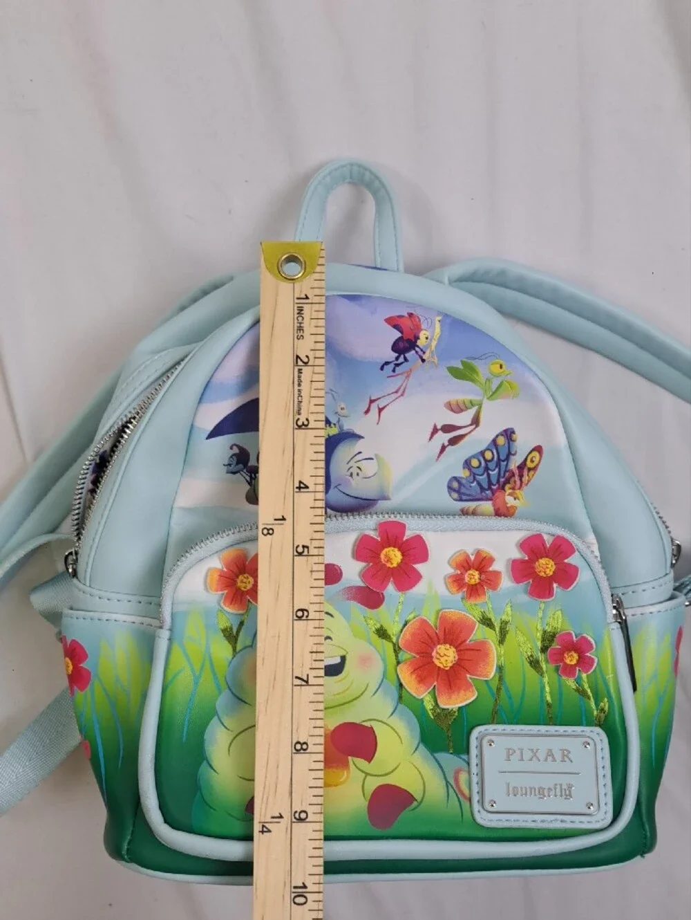 Loungefly x Pixar A Bug’s Life Mini Backpack Earth Day Colorful Floral Kidcore